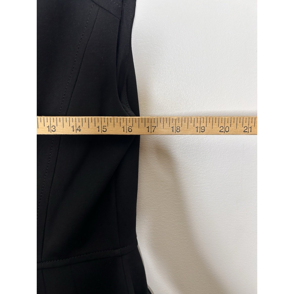 Talbots  Womens Black Pockets Sleeveless Knee Length Casual Office Dress Size 10 - Picture 8 of 10